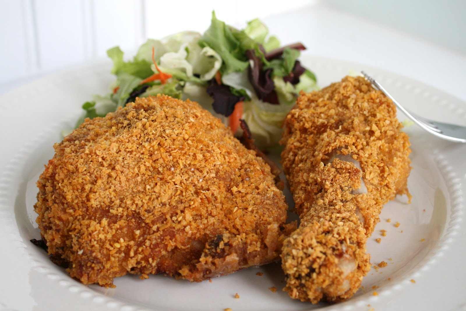 baked chicken corn flakes buttermilk